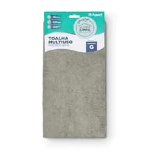 Toalha Multiuso Alta Absorção Grande Super Limpa Appel Home Grafite