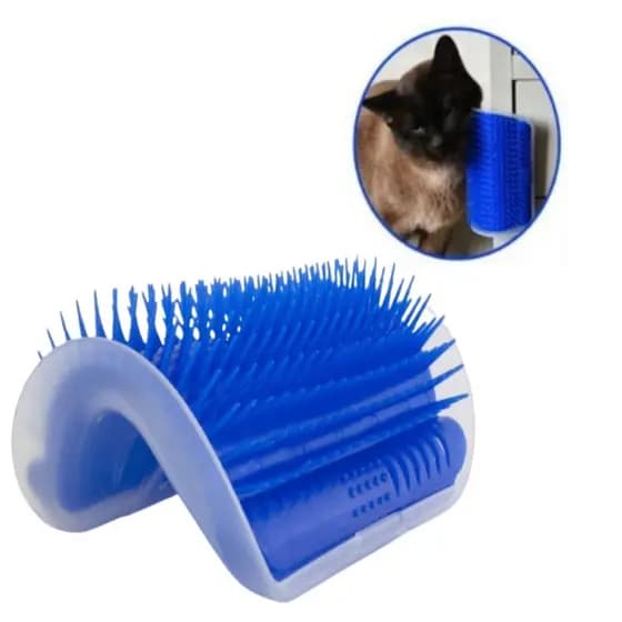 Escova Para Gatos Redução De Pelos Com Catnip Autoescovante