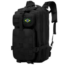Mochila Tática Militar 40 litros Feminino Masculino Impermeável Reforçada com Patch Emborrachado