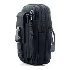 Bolsa Pochete Lateral Tática Colo Cintura Com Presilha Tira