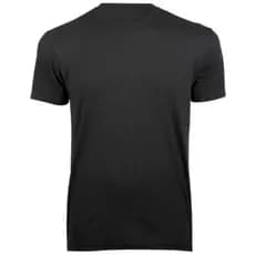 Camiseta Masculina Preta Básica 100% Algodão 30.1 Slim