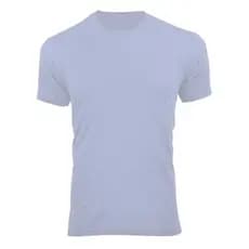 Camiseta Branca Básica Slim 100% Algodão 30.1
