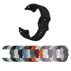 Pulseira para Galaxy Watch 4 5 6 7 FE Silicone Ondas Sport