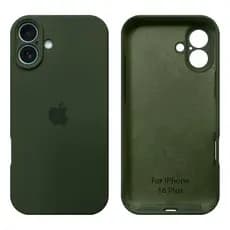 Capinha para iPhone 16 Plus Silicone Aveludado colorida com proteção de câmera anti quedas