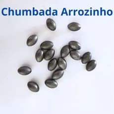 Chumbada para pesca, marca Perdiz, modelo Arrozinho - Quantidades e Tamanhos Variados