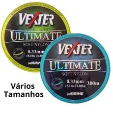 Linha de Pesca Marine Sports, modelo Vexter Ultimate Soft,  Monofilamento, 300 m - Calibres Variados