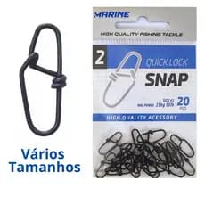 Snap Quick Lock, Marine Sports, aço inoxidável, cor Blacknickel (preto), com 20, 40 e 60 unidades