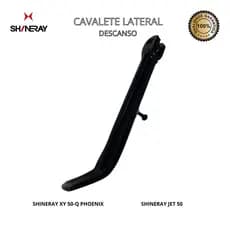 Cavalete Lateral Descanso Shineray Xy50-q Phoenix Shineray Jet 50cc Pezinho Apoio