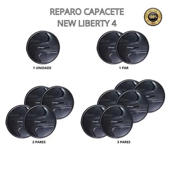 Reparo Botão Fixação Viseira Capacete New Liberty 4 Variação