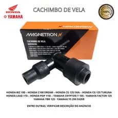 Cachimbo Vela Biz 100 Cbx 200 Fan 125 Pop 100 Factor 125 Xtz 125 Fazer 250 Wuyang Phoenix+ - MAGNETRON