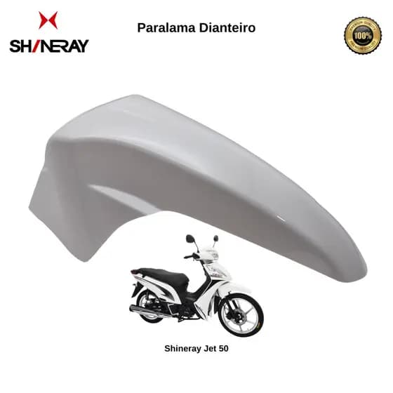 Paralama Dianteiro Shineray Jet 50 Jet 125 Branco