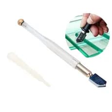 Cortador de Vidro Profissional A Óleo Querosene - Corta vidros até 6mm Brasfort