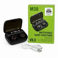 fone de ouvido bluetooth sem fio Com Microfone LED ENC Caixa Recarregável V5.3 Para Celular Android iPhone Esportivo