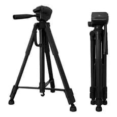Tripé Profissional 1,80m com Suporte 360° para Celular e Câmera Fotográfica Ajustável Estável Ideal para Vídeos e Lives