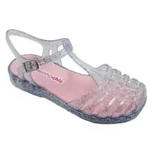 Sandália Infantil Charmosinha Rasteirinha Glitter