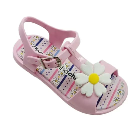 Sandalia Bebe Menina borboleta margarida