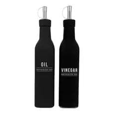 Galheteiro Manhattan De Vidro Porta Azeite Vinagre 300ml 2Pc