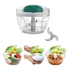 Processador Manual Alimentos Triturador Médio Instantâneo