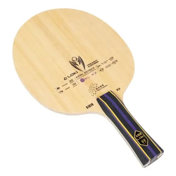 Raquete Clássica Profissional Carbono Loki K3 Tênis De Mesa