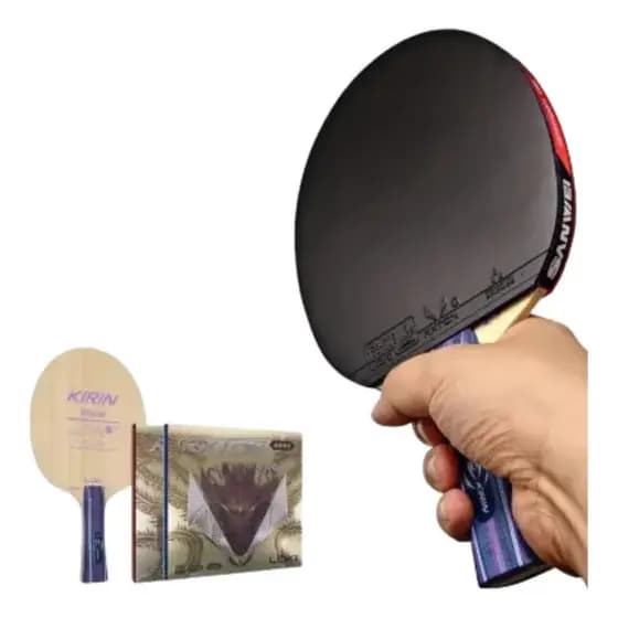 Raquete Clássica Profissional Borrachas Ittf Loki Tênis Mesa
