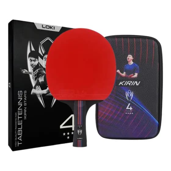 Raquete Tenis Mesa Classica Loki K4 Profissional 4 Estrelas