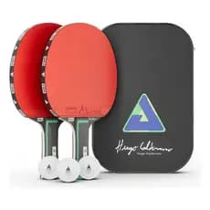 Kit 2 Raquetes Joola Calderano Profissional Ittf Capa 3 Bola