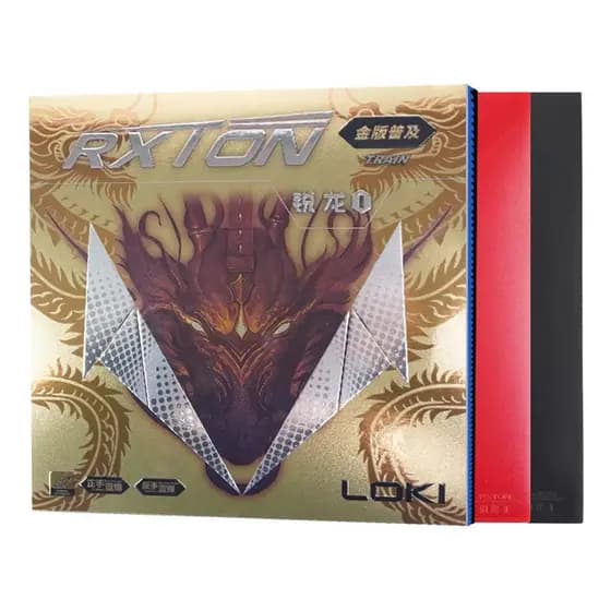 Borracha Loki Rxton Train Gold Aprovado ITTF Tênis Mesa Ping Pong Profissional