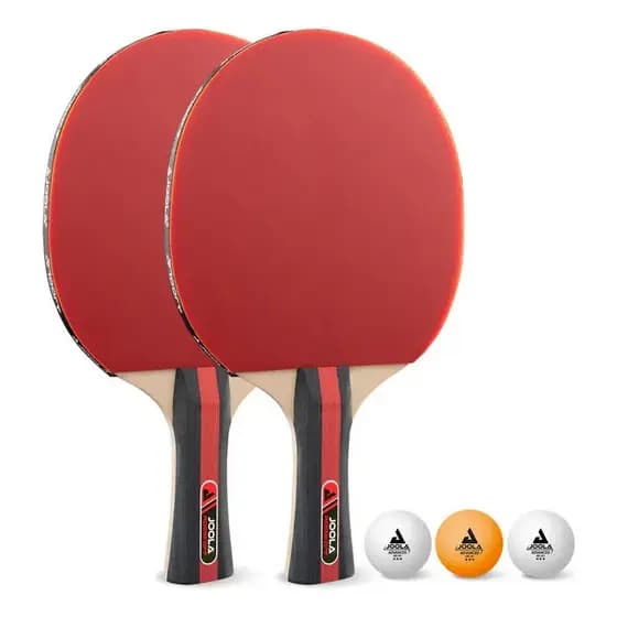 Kit 2x Raquete Tênis Mesa Ping Pong Joola Rosskopf + 3 Bolas