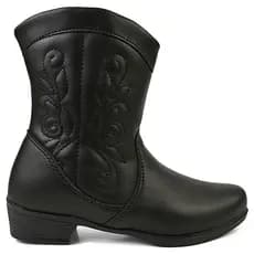 Bota Texana Infantil Menina Feminina Botina Country Rodeio Confortável Moda Junina Atual