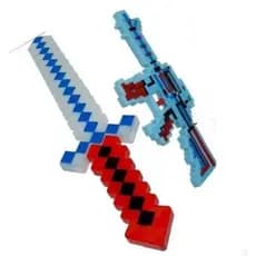 Kit Espada + Arma De Brinquedo