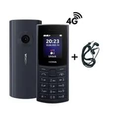 Celular Nokia 110 4g Dual Chip Radio Fm Bluetooth Lanterna Novo com fone de ouvido de brinde