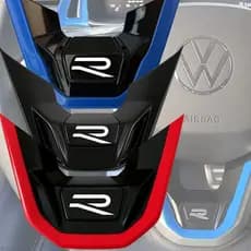 Emblema Volante Vw T-cross Nivus Polo Virtus R-line Tiguan Jetta TAOS New Rline