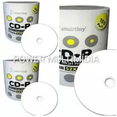 100 Midia Cd-r Smartbuy Printable  700 Mb 80 Minutos 52x ORIGINAL