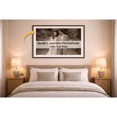 Quadro Decorativo Casal Preto e Branco – Quadro Romântico para Quarto de Casal Personalizado