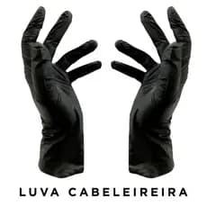 Luvas Viniflex Vabene cor preto de elastômero termoplástico 2 unidades par