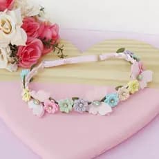 tiara de luxo Primavera / hadband de luxo Candy Collor