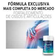 Colágeno Tipo 2 40mg + Curcumina + Magnésio Dimalato - Matéria Prima Importada - Original 60 Cápsulas Deusa