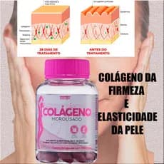 COLÁGENO HIDROLISADO  Com Vitamina C, Vitamina E e Zinco
