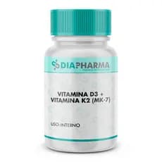 Vitamina D3 2.000 Ui + Vitamina K2 Mk7 100mcg - Autêntica