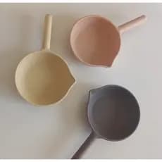 Kit Molheira para servir shoyu e molhos. Em bambu com 3 unidades 12x7x2cm- Qualidade Lyor  SKU-138