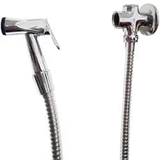 Desviador Metal Chuveiro Ducha Flexível 1,80 C/ Chuveirinho.