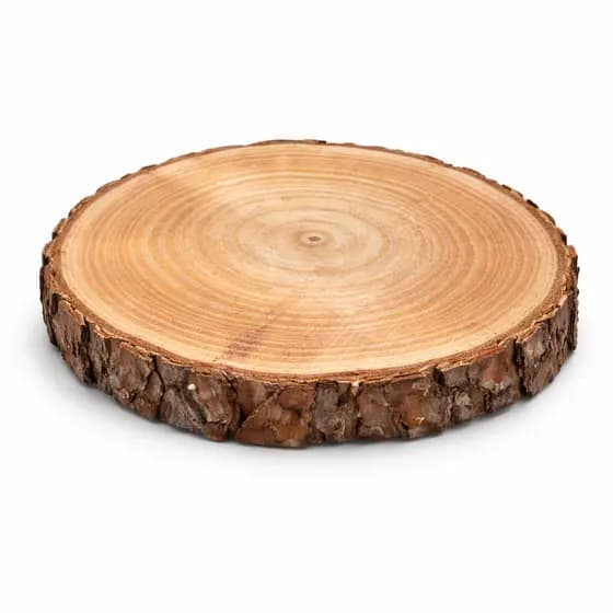 Kit 40 Bolachas de Madeira Reflorestada 15-20cm | Rústico Premium para Decoração, Artesanato e DIY