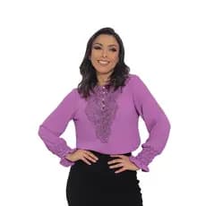 Blusa Evangélica Tamanhos Grandes Manga Longa Sku:bmlp15