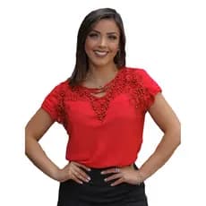 Blusa Em Pedraria Moda Evangelica Plus Size Barata Sku:bp10