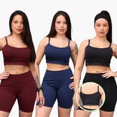 Kit 2 Tops Fitness Feminino Academia Suplex Premium Bojo Zero Transparência