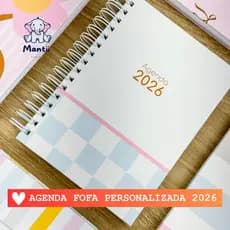 Agenda 2027 Personalizada Feminina | Duplo Espiral | Planner Diário | Organizador de rotina |