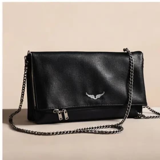Bolsa Pequena Elegante Viral Com Duas Correntes Compacta Luxo Feminina Hypada