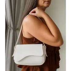 Bolsa Feminina Elegante Media Alça de Ombro para Trabalho Festa Estilo Casual Blogueira