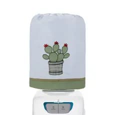 Capa de Galão 20lt Cozinha Bordadas Com Barrado Em Tricoline Práticas
