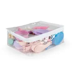 Kit 10 Saco Multiuso Nesseserie e Organizador de Brinquedos Guarda Roupa Com Zíper